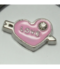 Charm Hart 'Love' met pijl roze