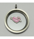 Charm Hart 'Love' met pijl roze