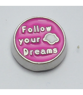 Charm Follow your dream donkerroze